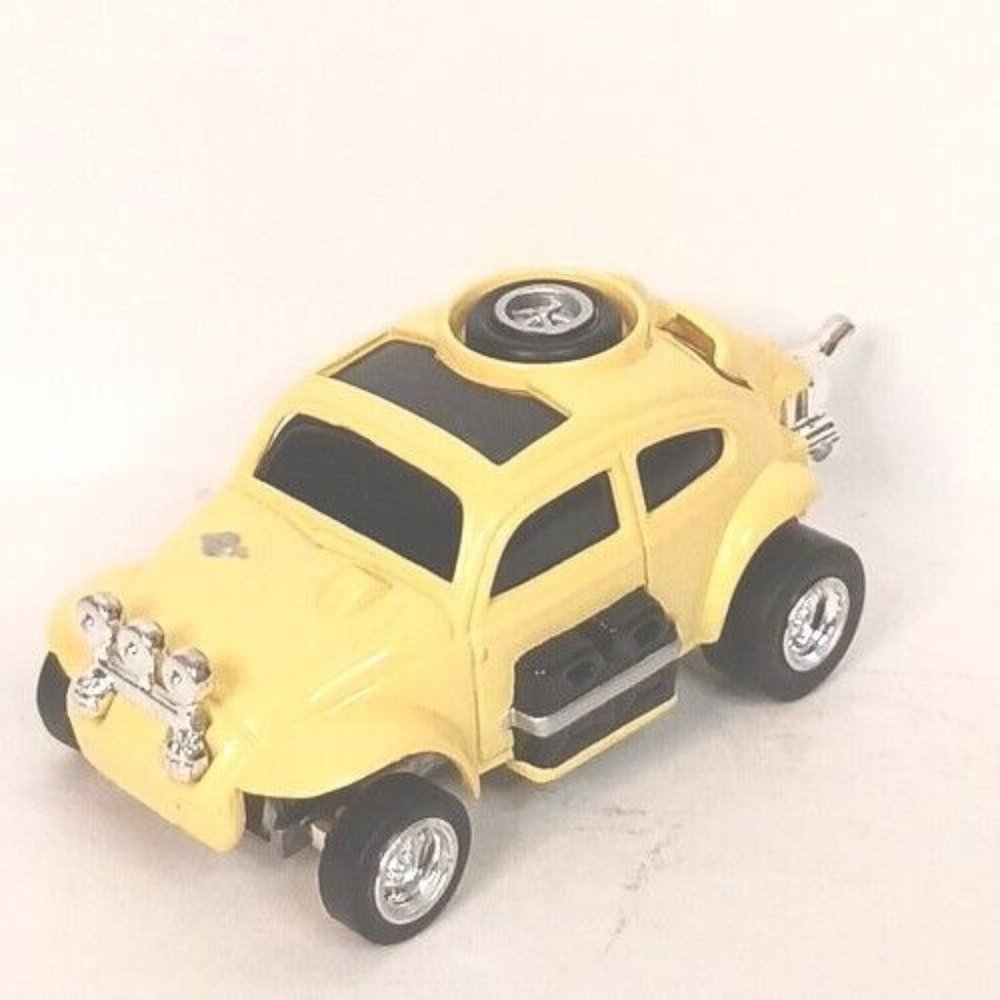 Polar Lights Volkswagon VW Beetle Baja Vintage Pull Back Tested Yellow
